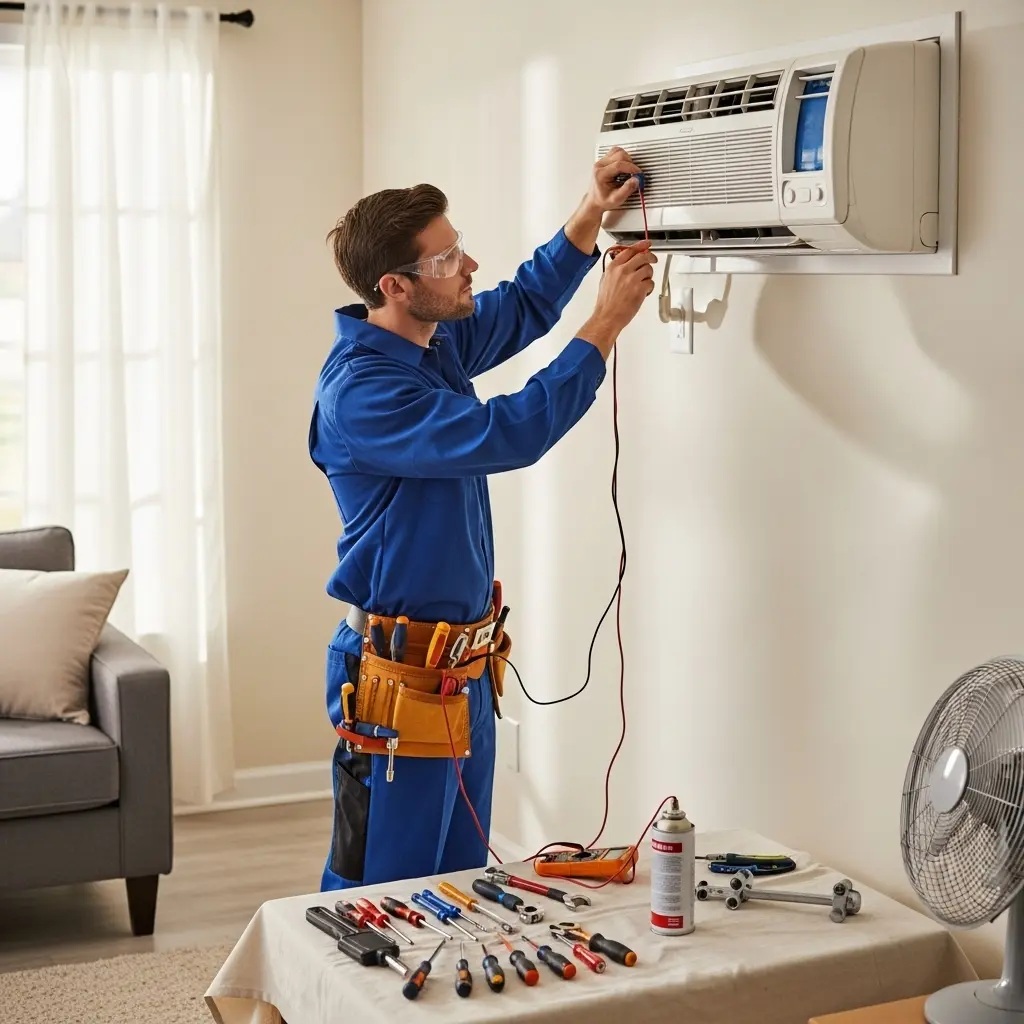 Haymana Termodinamik Termodinamik klima gaz dolumu ve bakım – Enerji verimliliği artırıldı. - Teknik servis örneği